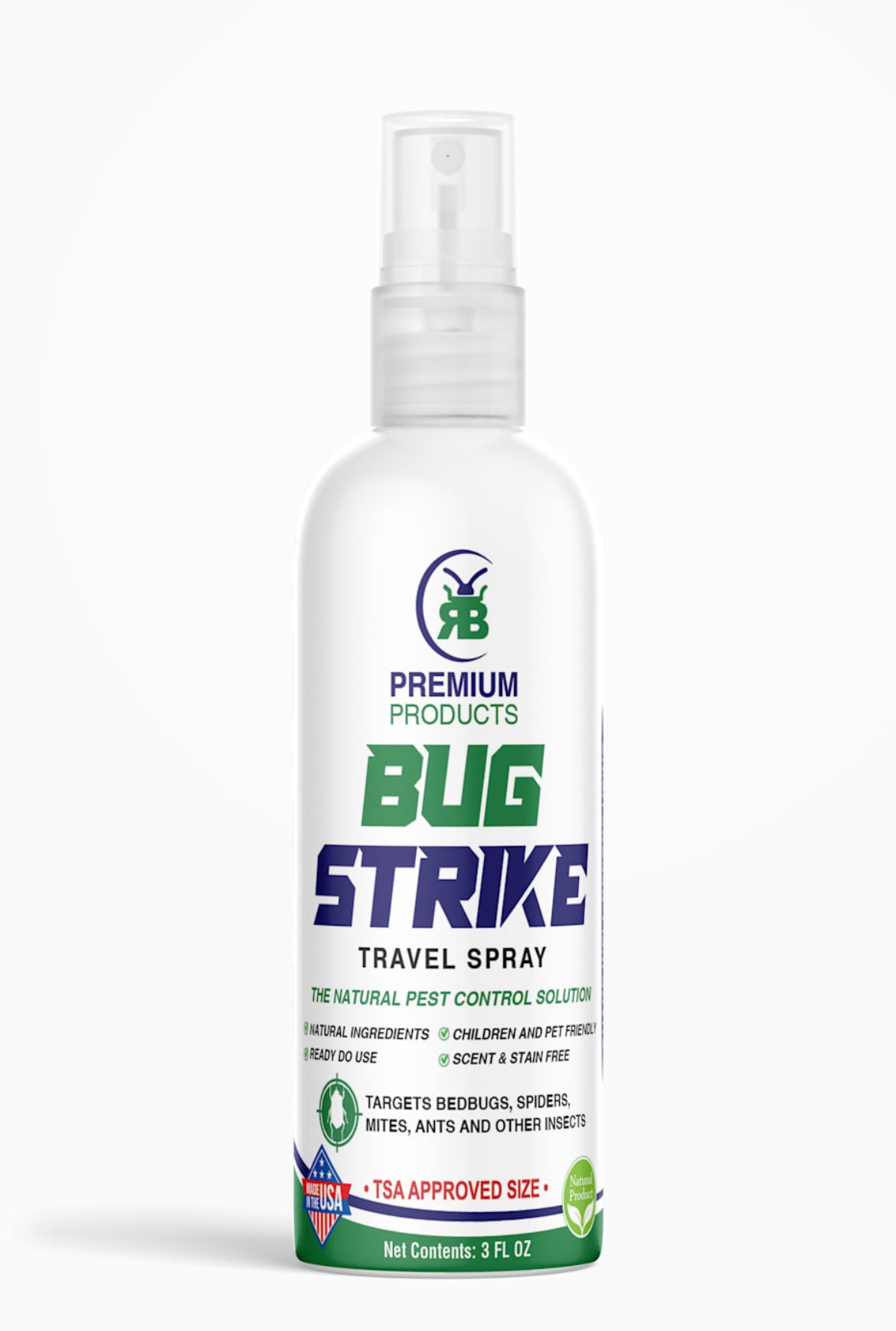 Bug Strike Travel Spray 3oz – RB Premium Products